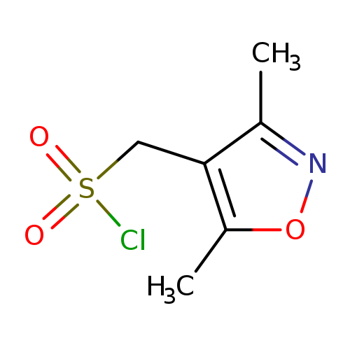 Cc1onc(c1CS(=O)(=O)Cl)C