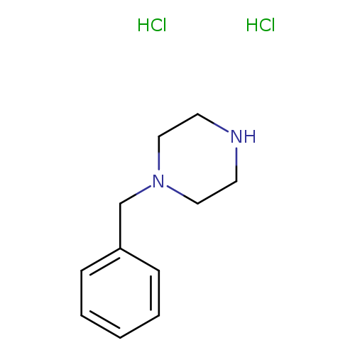 N1CCN(CC1)Cc1ccccc1.Cl.Cl