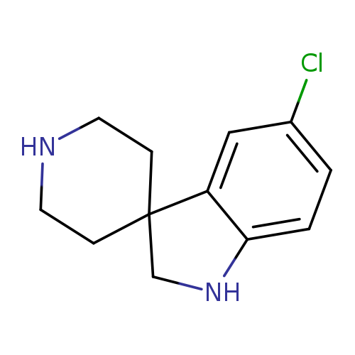 Clc1ccc2c(c1)C1(CCNCC1)CN2