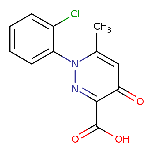 Clc1ccccc1n1nc(C(=O)O)c(=O)cc1C