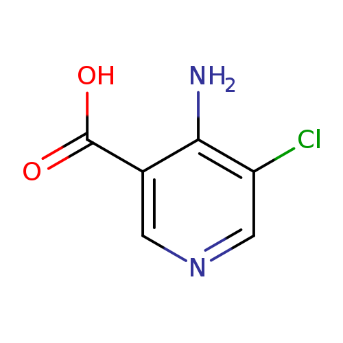 OC(=O)c1cncc(c1N)Cl