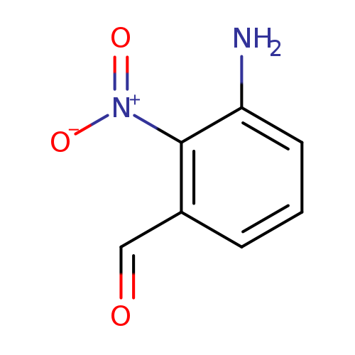 O=Cc1cccc(c1[N+](=O)[O-])N