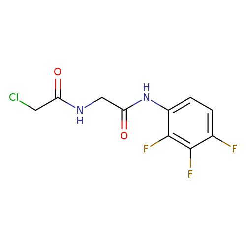 Fc1c(NC(=O)CNC(=O)CCl)ccc(c1F)F