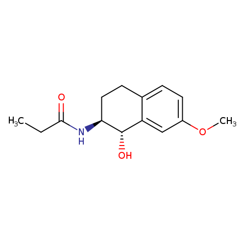 CCC(=O)N[C@H]1CCc2c([C@@H]1O)cc(cc2)OC
