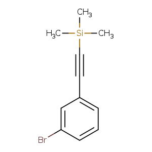 Brc1cccc(c1)C#C[Si](C)(C)C