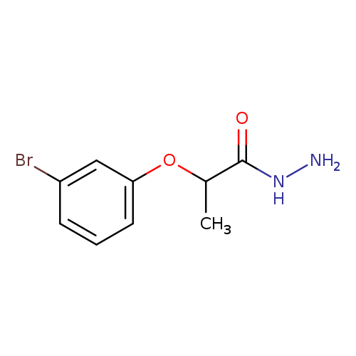 NNC(=O)C(Oc1cccc(c1)Br)C