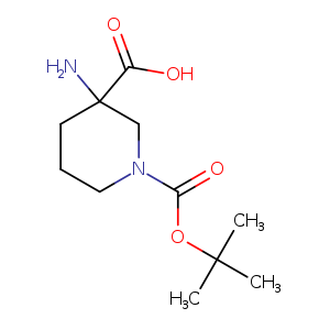 O=C(N1CCCC(C1)(N)C(=O)O)OC(C)(C)C