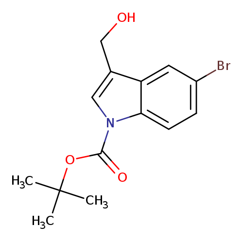 OCc1cn(c2c1cc(Br)cc2)C(=O)OC(C)(C)C
