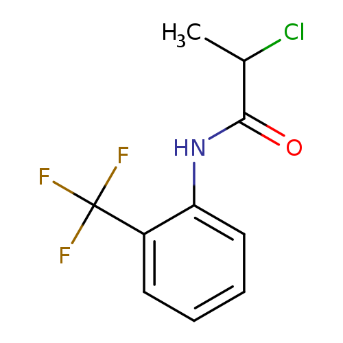 O=C(C(Cl)C)Nc1ccccc1C(F)(F)F