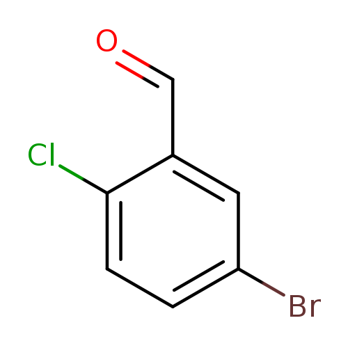 O=Cc1cc(Br)ccc1Cl