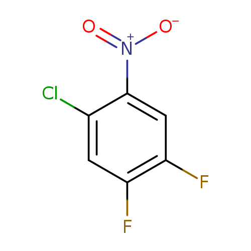 [O-][N+](=O)c1cc(F)c(cc1Cl)F