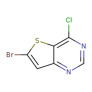 Brc1cc2c(s1)c(Cl)ncn2