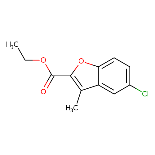 CCOC(=O)c1oc2c(c1C)cc(cc2)Cl