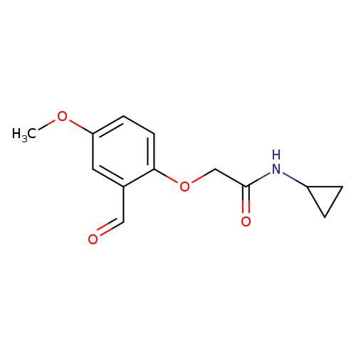 O=Cc1cc(OC)ccc1OCC(=O)NC1CC1
