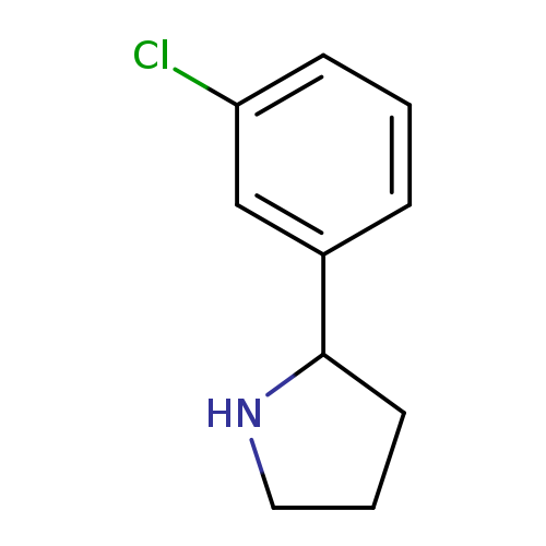 Clc1cccc(c1)C1CCCN1