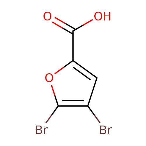 OC(=O)c1oc(c(c1)Br)Br