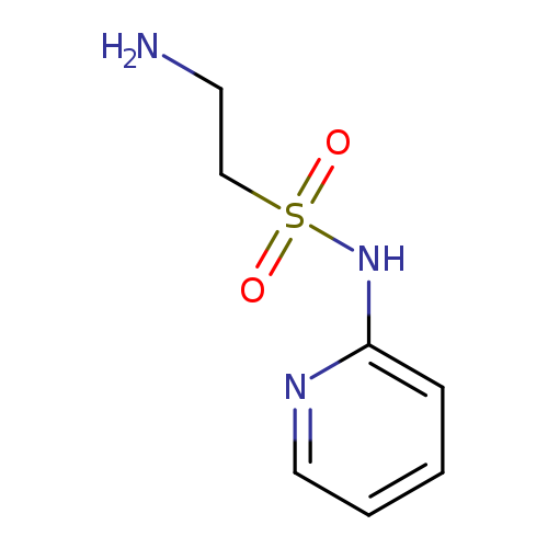 NCCS(=O)(=O)Nc1ccccn1