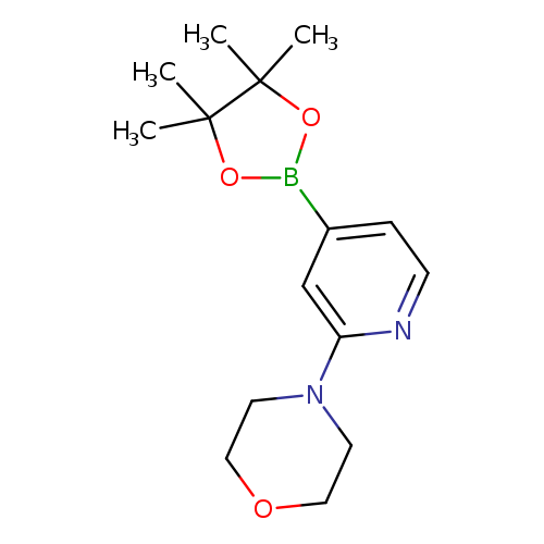 CC1(C)OB(OC1(C)C)c1ccnc(c1)N1CCOCC1