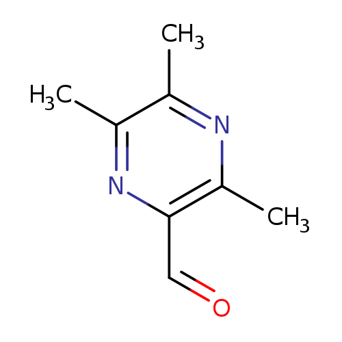 O=Cc1nc(C)c(nc1C)C