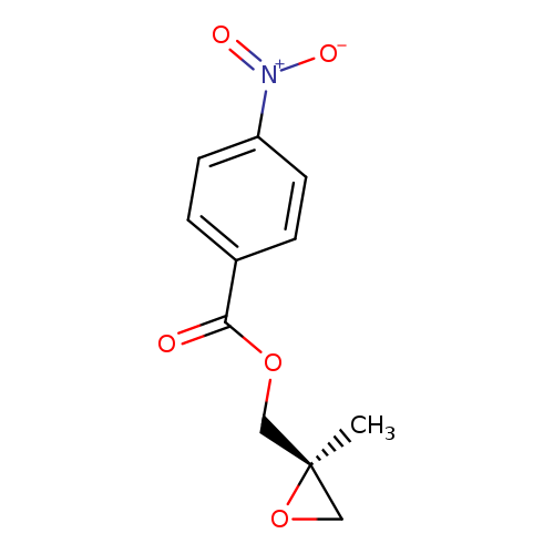 O=C(c1ccc(cc1)[N+](=O)[O-])OC[C@]1(C)OC1