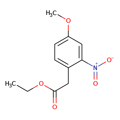 CCOC(=O)Cc1ccc(cc1[N+](=O)[O-])OC