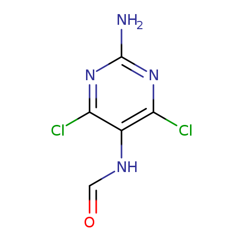 O=CNc1c(Cl)nc(nc1Cl)N