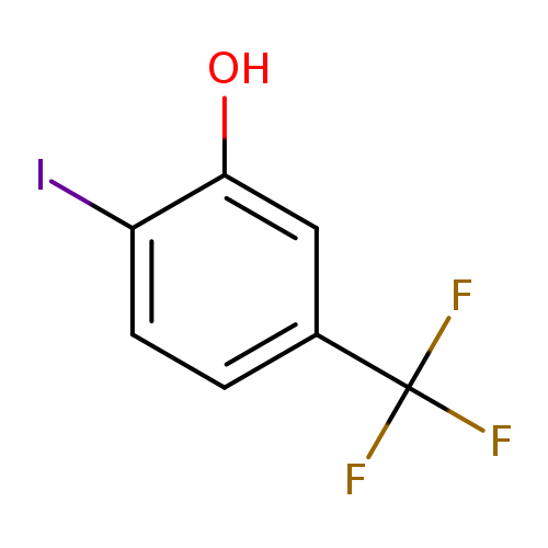 Ic1ccc(cc1O)C(F)(F)F