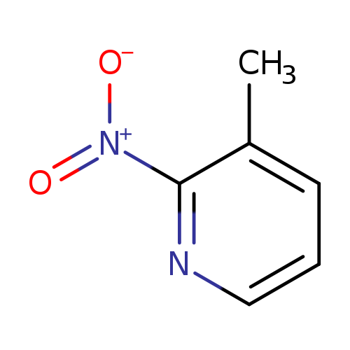 [O-][N+](=O)c1ncccc1C