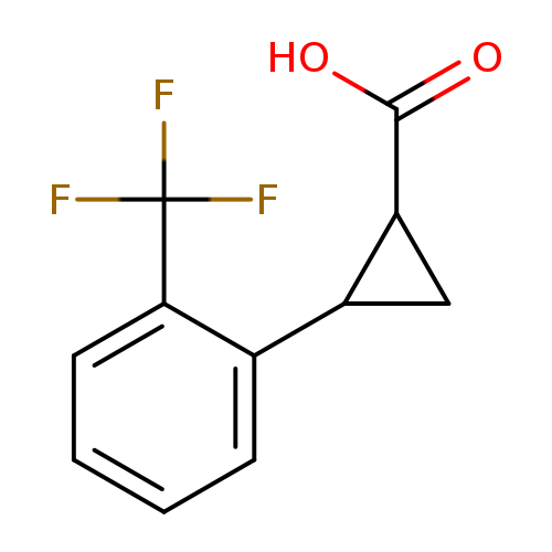 OC(=O)C1CC1c1ccccc1C(F)(F)F