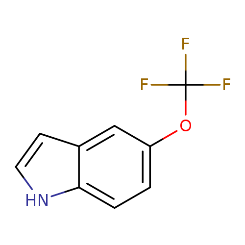 FC(Oc1ccc2c(c1)cc[nH]2)(F)F