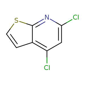 Clc1cc(Cl)c2c(n1)scc2