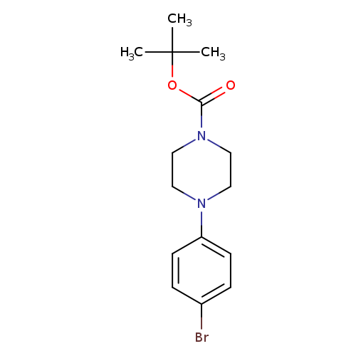 O=C(N1CCN(CC1)c1ccc(cc1)Br)OC(C)(C)C