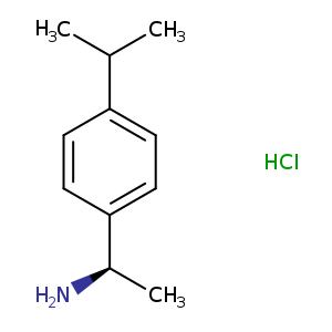 CC(c1ccc(cc1)[C@H](N)C)C.Cl