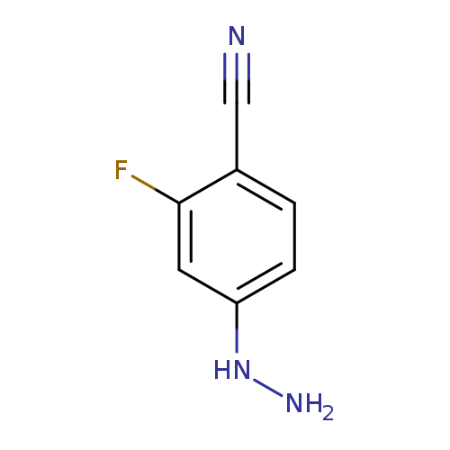 NNc1ccc(c(c1)F)C#N