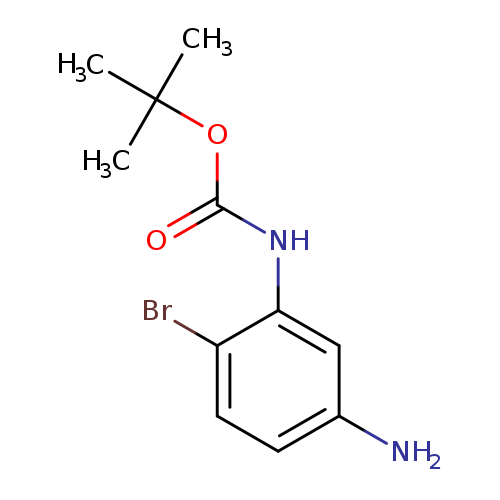 O=C(Nc1cc(N)ccc1Br)OC(C)(C)C