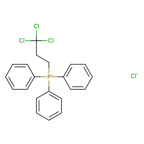 ClC(CC[P+](c1ccccc1)(c1ccccc1)c1ccccc1)(Cl)Cl.[Cl-]