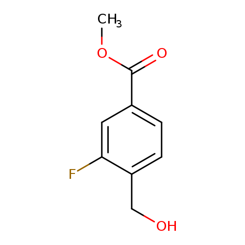 COC(=O)c1ccc(c(c1)F)CO