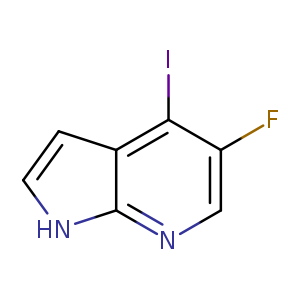 Fc1cnc2c(c1I)cc[nH]2