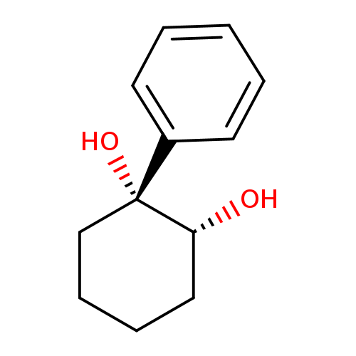 O[C@@H]1CCCC[C@@]1(O)c1ccccc1