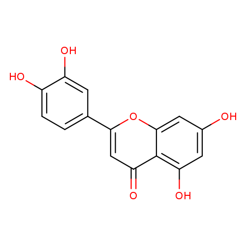 Oc1cc(O)c2c(c1)oc(cc2=O)c1ccc(c(c1)O)O