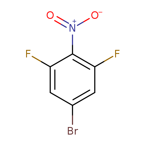 Fc1cc(Br)cc(c1[N+](=O)[O-])F