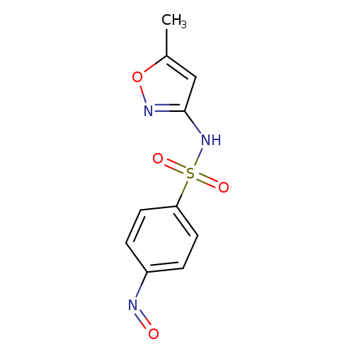 O=Nc1ccc(cc1)S(=O)(=O)Nc1noc(c1)C