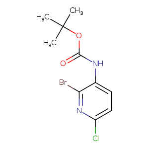 O=C(Nc1ccc(nc1Br)Cl)OC(C)(C)C