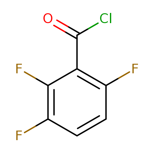 Fc1ccc(c(c1F)C(=O)Cl)F
