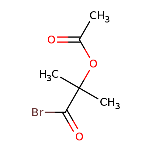 CC(=O)OC(C(=O)Br)(C)C