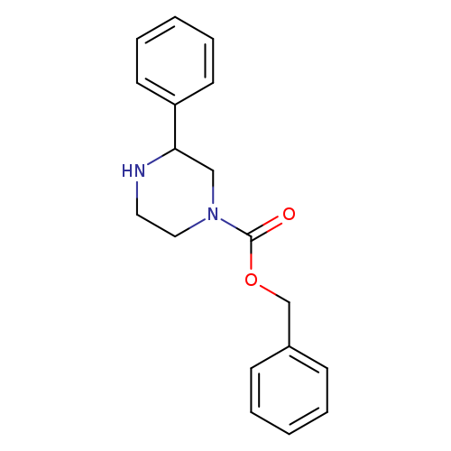 O=C(N1CCNC(C1)c1ccccc1)OCc1ccccc1