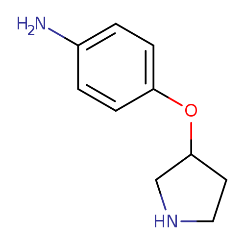 Nc1ccc(cc1)OC1CNCC1