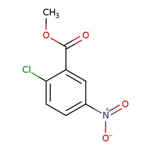 COC(=O)c1cc(ccc1Cl)[N+](=O)[O-]