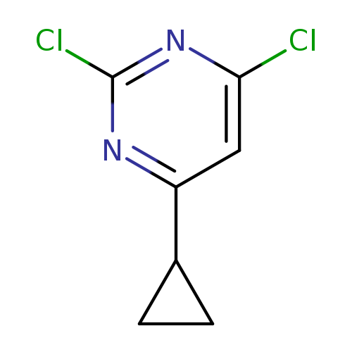 Clc1nc(Cl)nc(c1)C1CC1