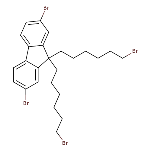 BrCCCCCCC1(CCCCCCBr)c2cc(Br)ccc2c2c1cc(Br)cc2